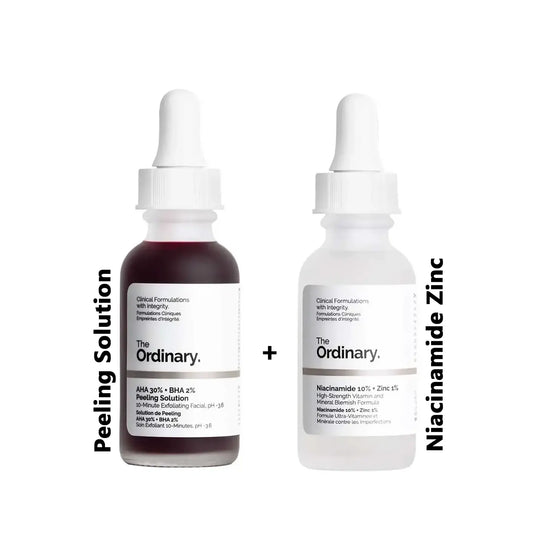 Niacinamide 10% Zinc 1% + Peeling Solution AHA 30% BHA 2%  Combo